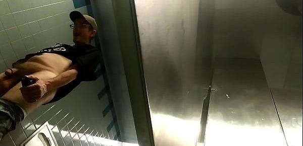  Spying On Homeless Men In The Restroom!